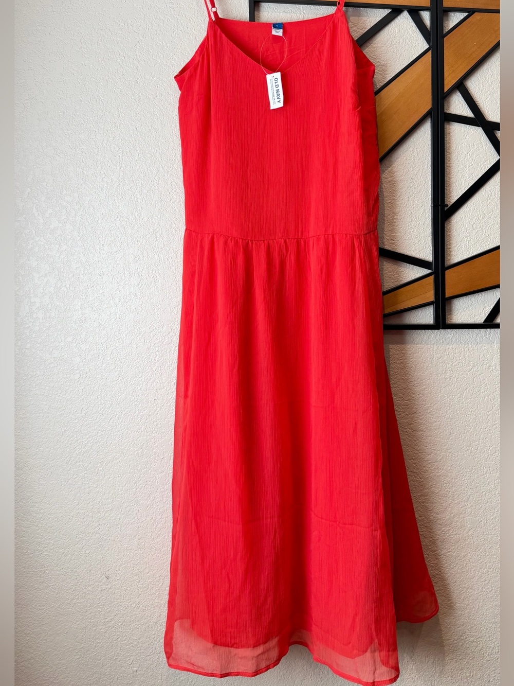 Old Navy Red Spaghetti-Strap Maxi Dress